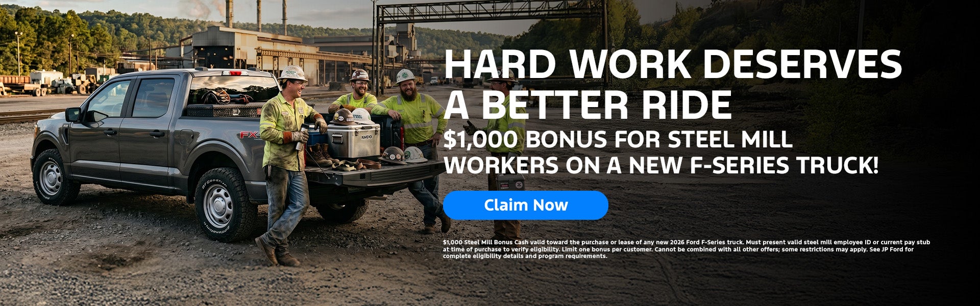 Steel Mill Worker Bonus